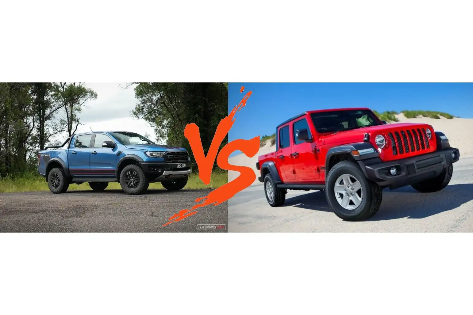 image for Review - Jeep Gladiator Rubicon vs Ford Ranger Raptor X