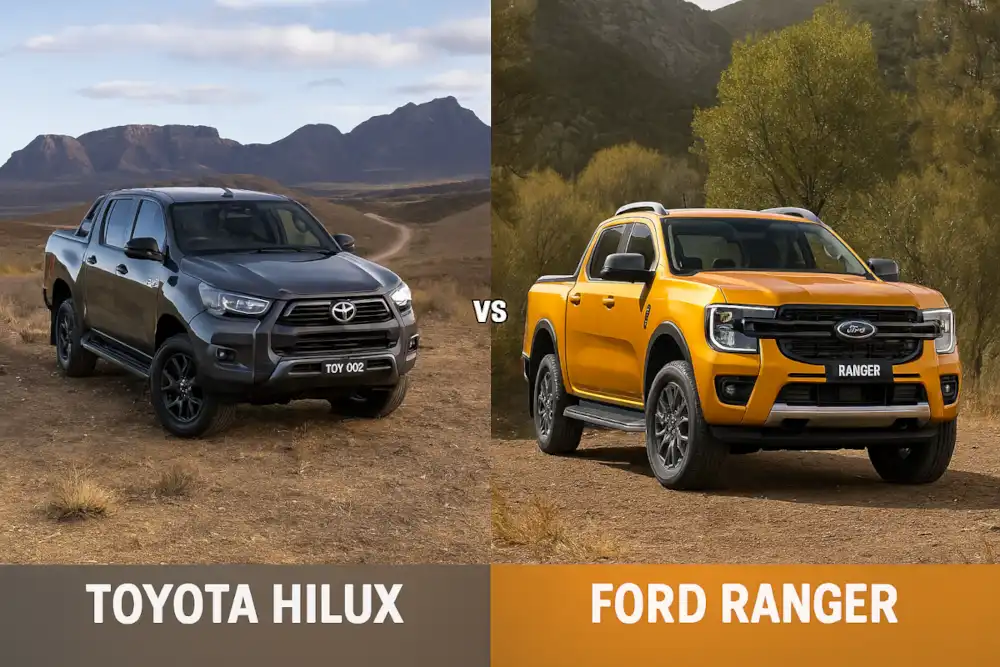 2025 Ford Ranger vs Toyota HiLux Comparison Review
