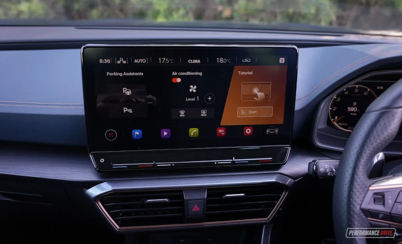 2023 cupra formentor vzx touchscreen