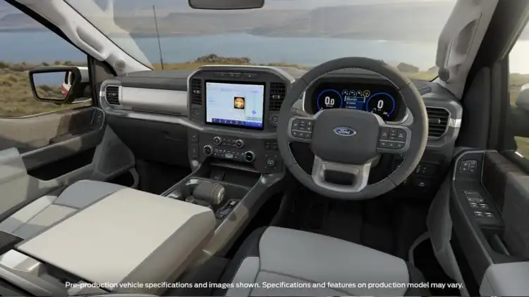 2023 ford f150 lariat interior