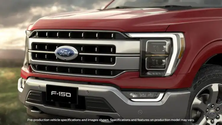 2023 ford f150 lariat grille