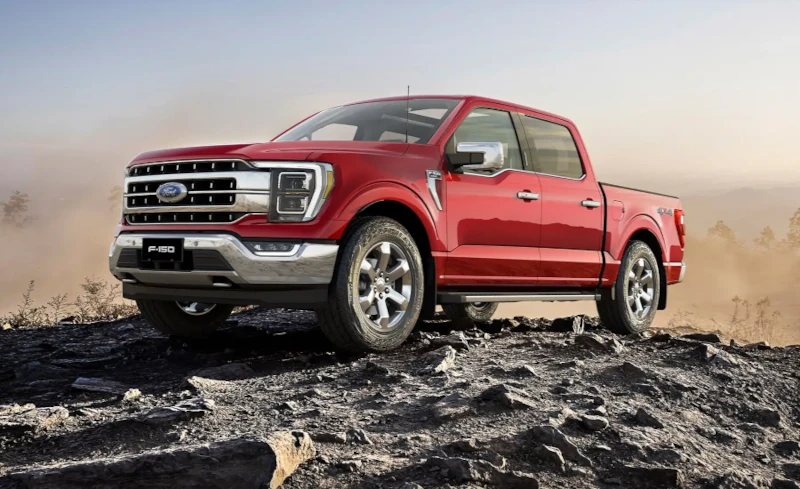 2023 ford f150 lariat swb lucid red f34 rocky