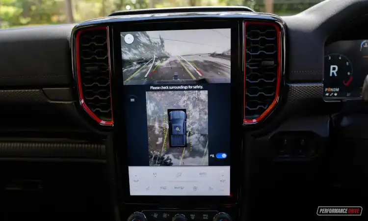 2023 ford ranger raptor parking cameras