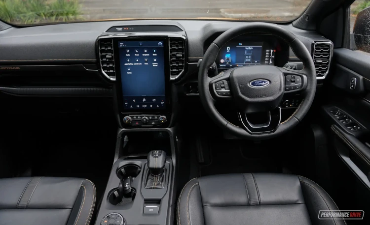 2023 ford ranger wildtrak v6 interior