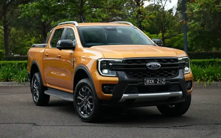 2023 ford ranger wildtrak v6 sedona orange gold