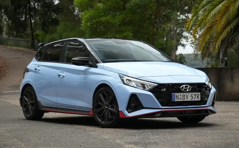 2023 hyundai i20 n performance blue