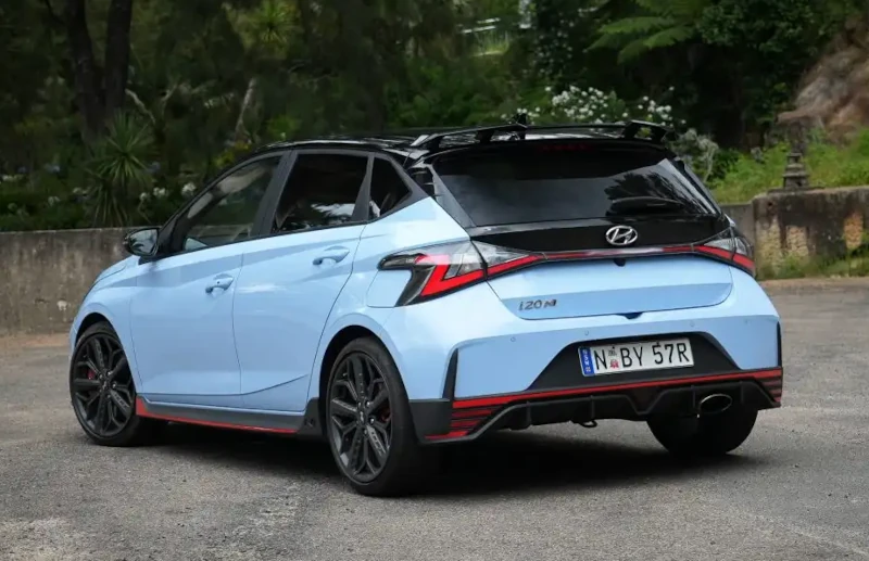 2023 hyundai i20 n rear