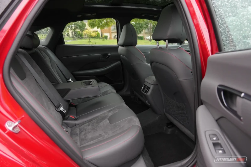 2023 hyundai sonata n line rear seats