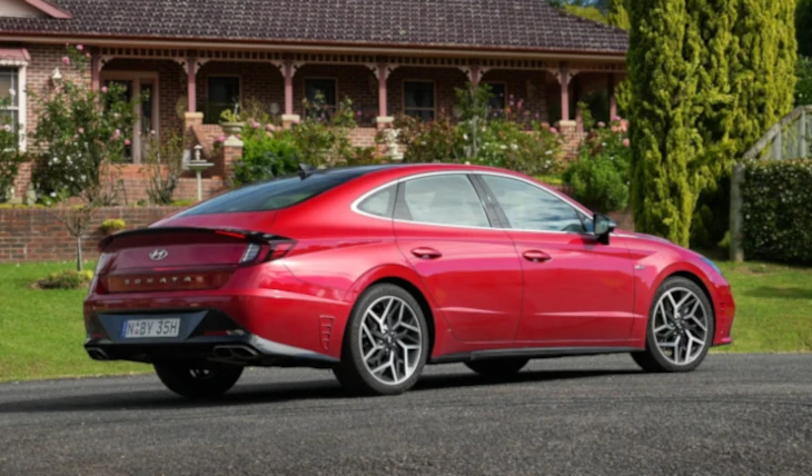 2023 hyundai sonata n line rear