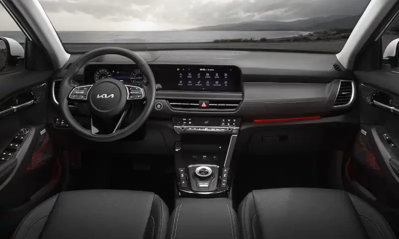 2023 kia seltos gt-line interior