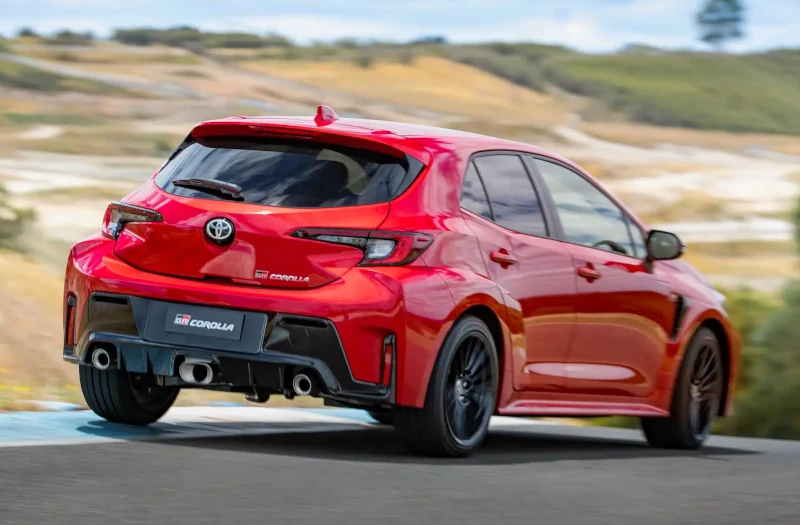 2023 toyota gr corolla australia exhaust