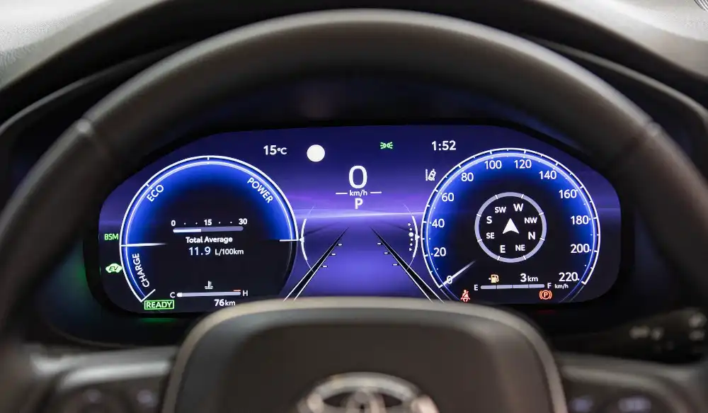 2023 toyota rav4 edge instrument cluster