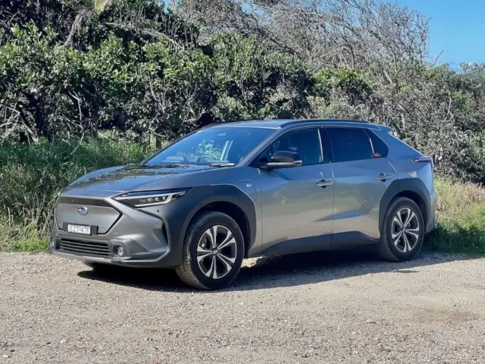 2024 subaru solterra front side