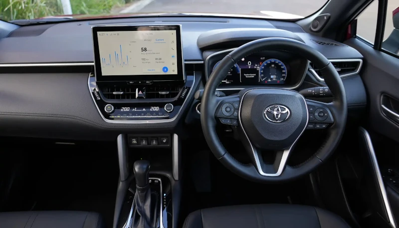 2024 toyota corolla cross atmos interior