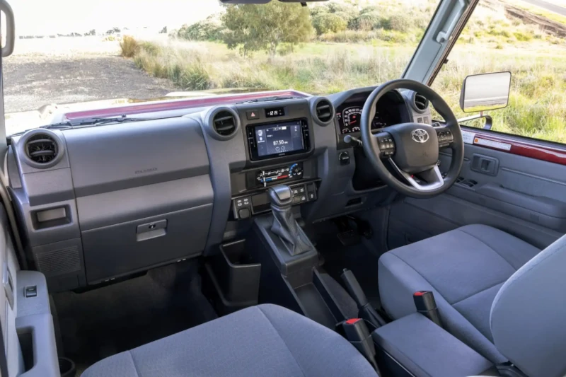 2024 toyota landcruiser 70 series workmate interior