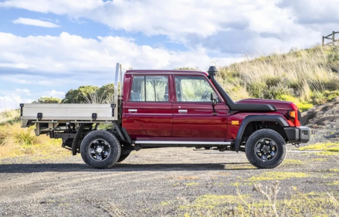 2024 toyota landcruiser 70 series workmate side