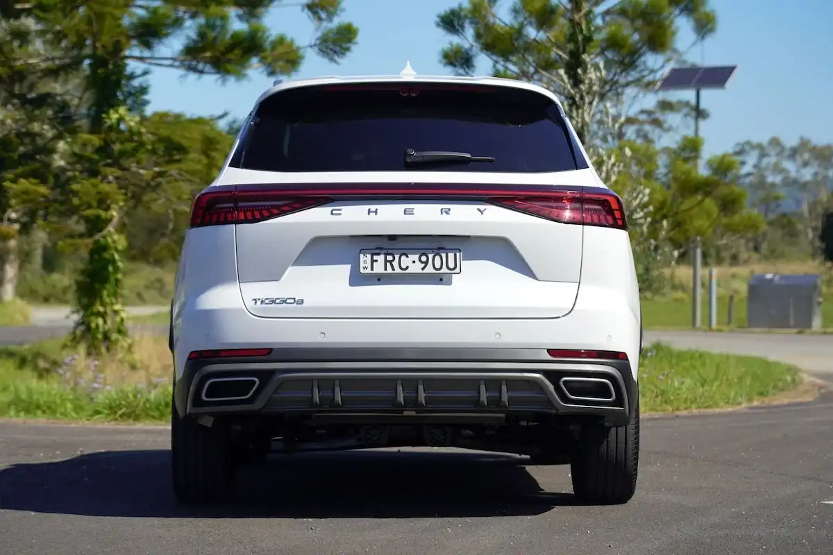 2025 chery tiggo 8 super hybrid ultimate phev rear