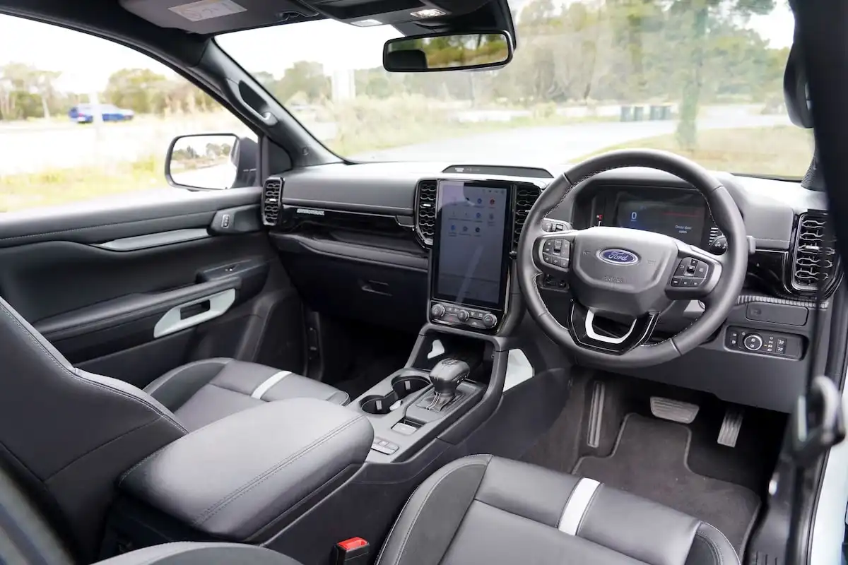 2025 ford ranger phev stormtrak driver seat