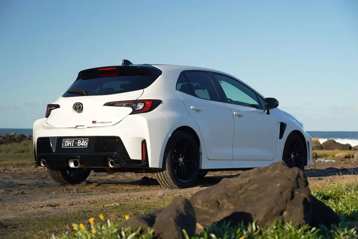 2025 toyota gr corolla gts automatic back