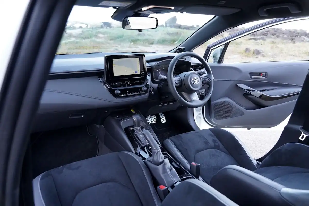 2025 toyota gr corolla gts automatic interior