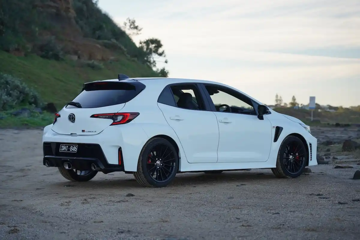 2025 toyota gr corolla gts automatic rear