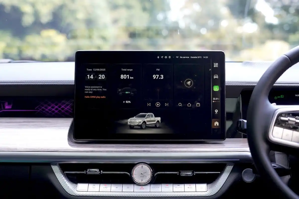 2025 gwm cannon alpha ultra phev connectivity