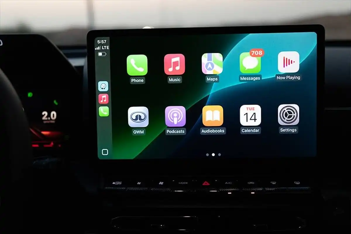 2025 gwm haval h7 vanta hybrid infotainment system