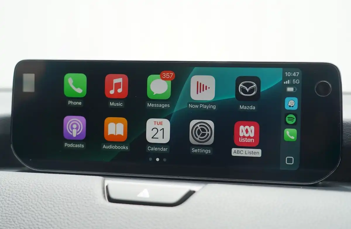 2025 mazda cx-60 g40e evolve infotainment system