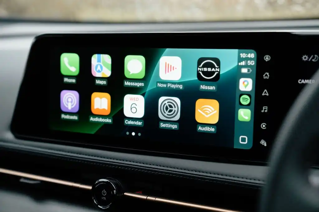 2025 nissan ariya infotainmnet system
