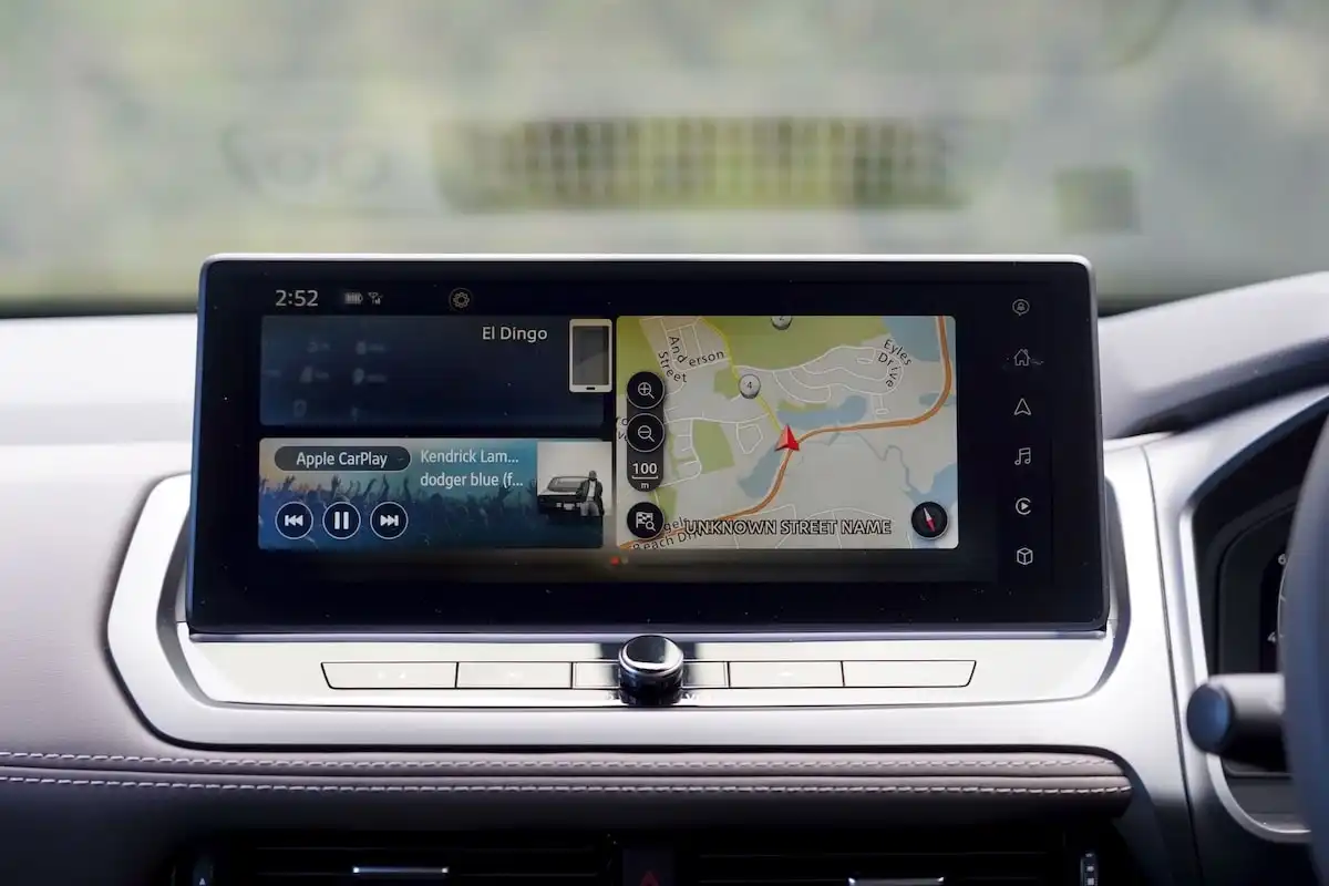 2025 nissan qashqai ti navigation map