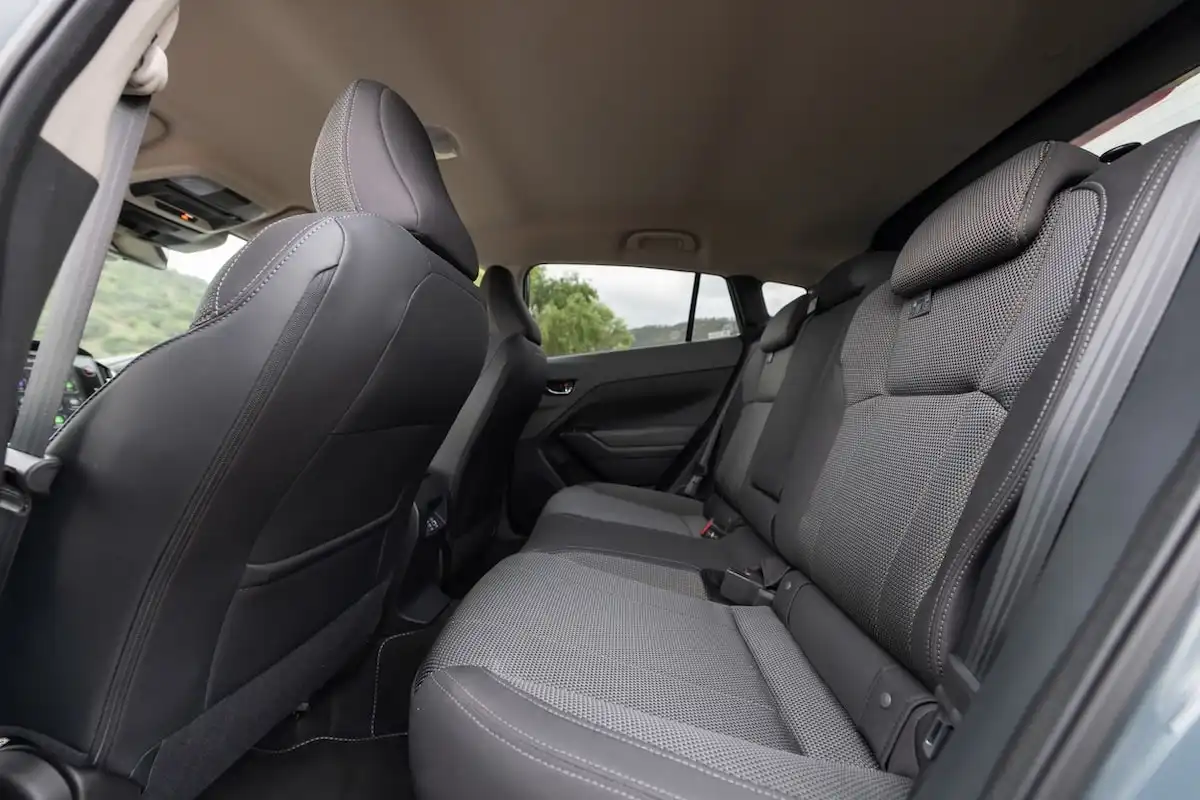 2025 subaru crosstrek rear seats