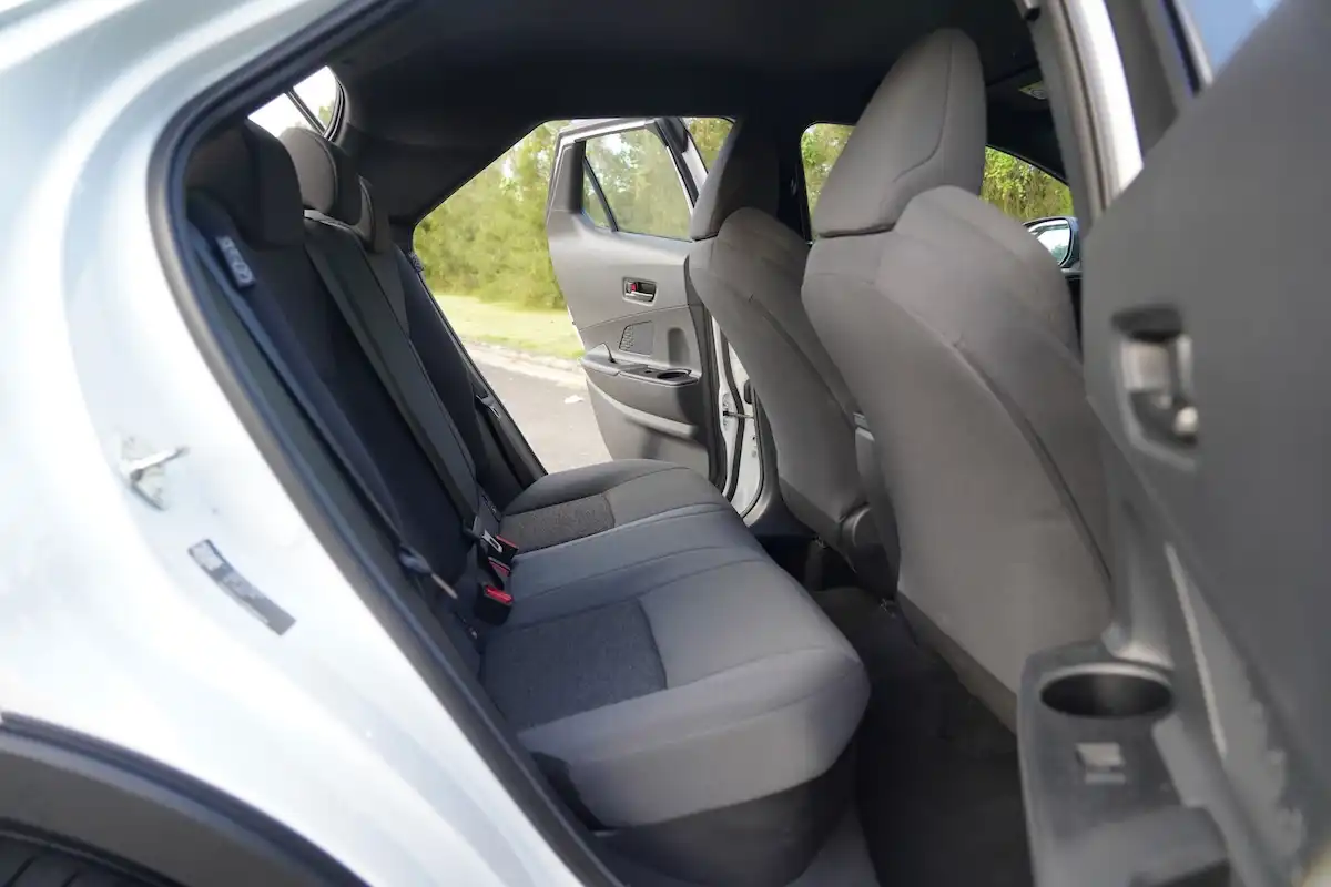2025 toyota c-hr gxl rear seats