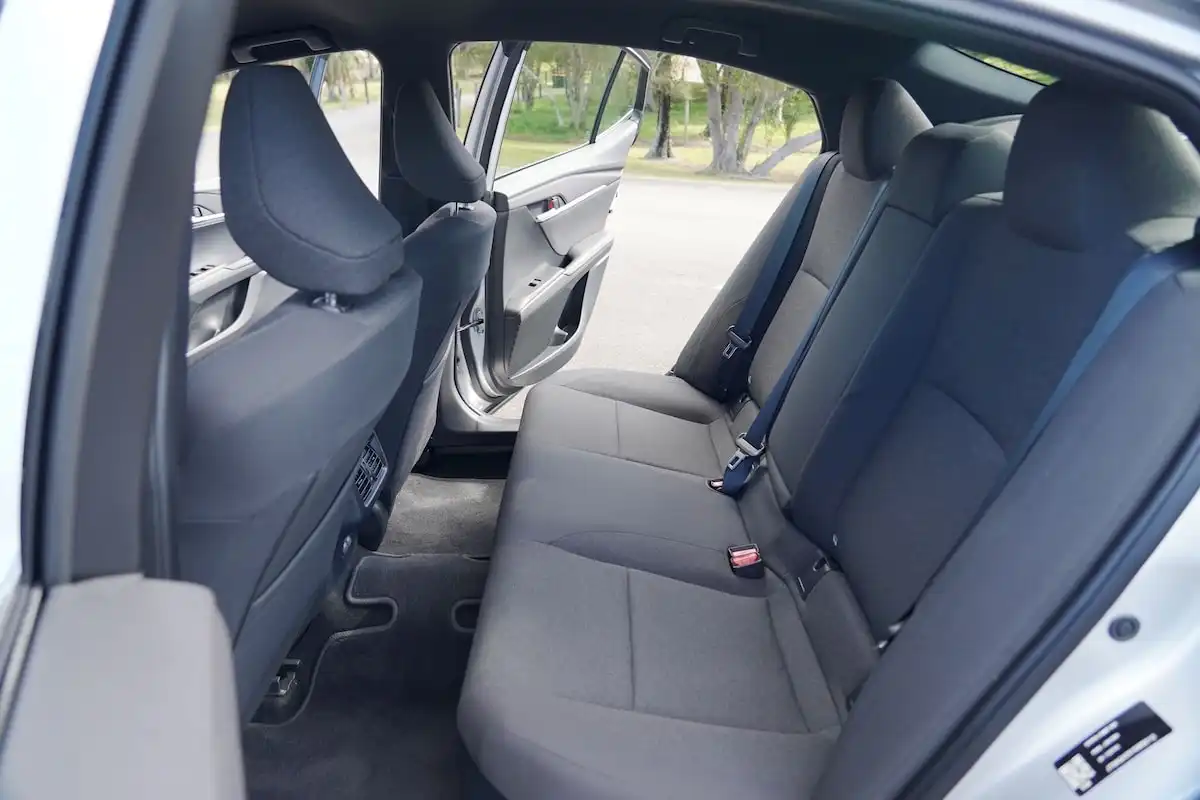 2025 toyota camry ascent sport rear seats