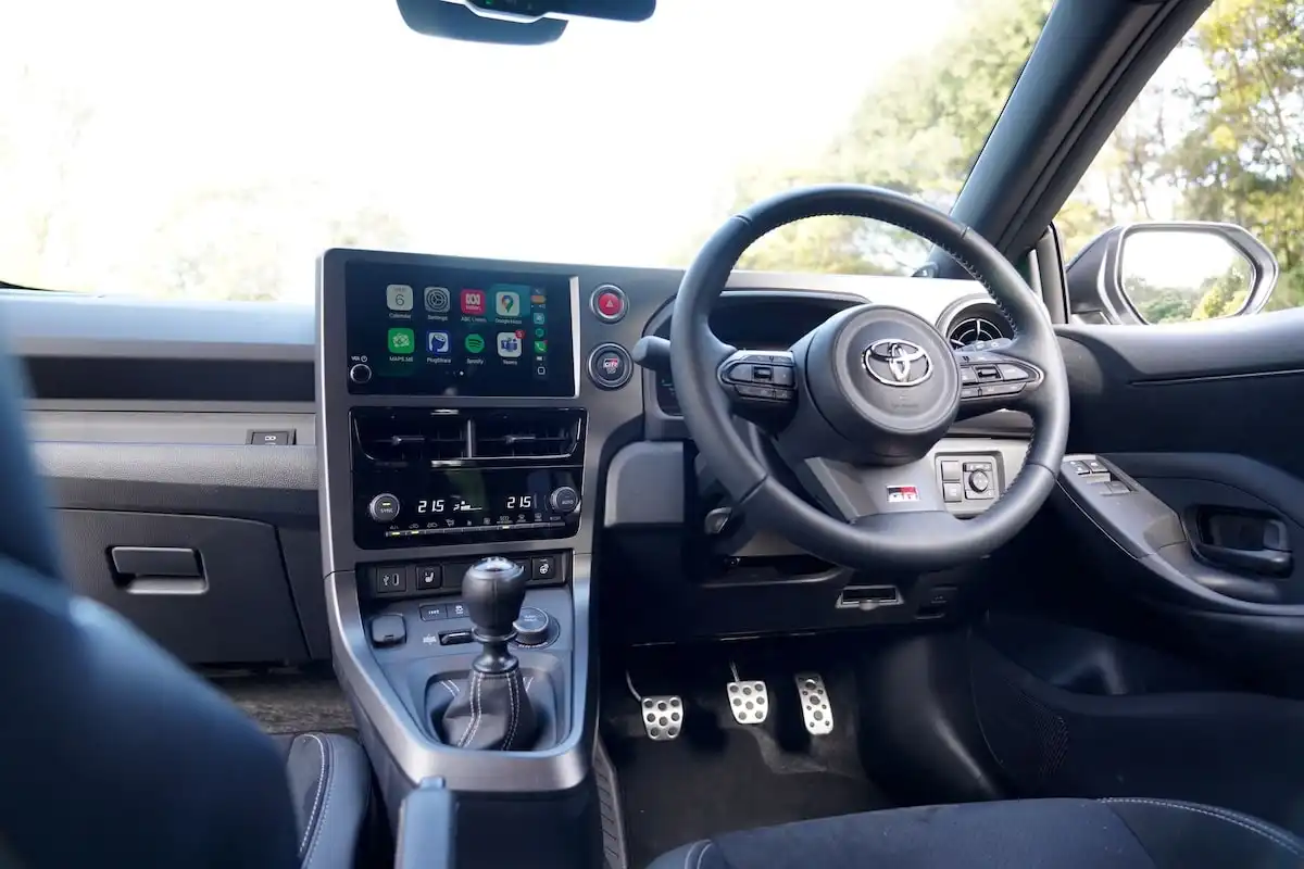 2025 toyota gr yaris gt manual infotainment system