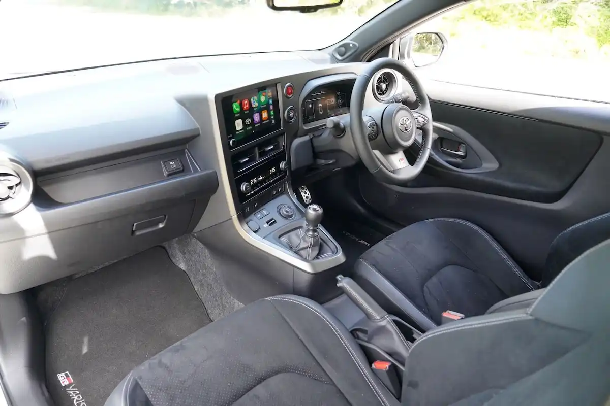 2025 toyota gr yaris gt manual interior front