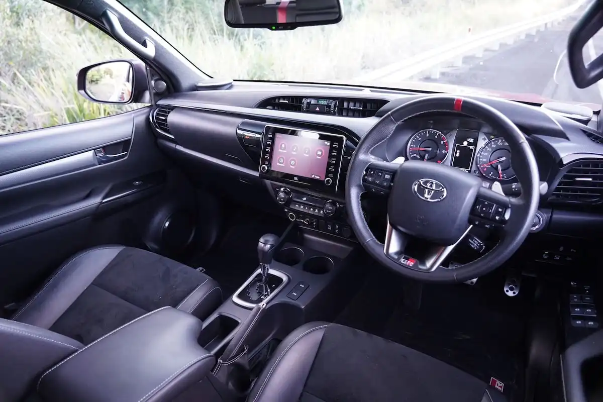 2025 toyota hilux gr sport driver seat