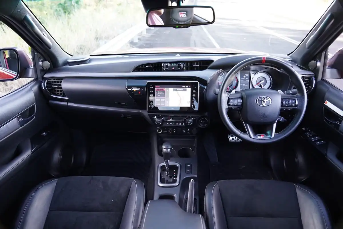 2025 toyota hilux gr sport interior
