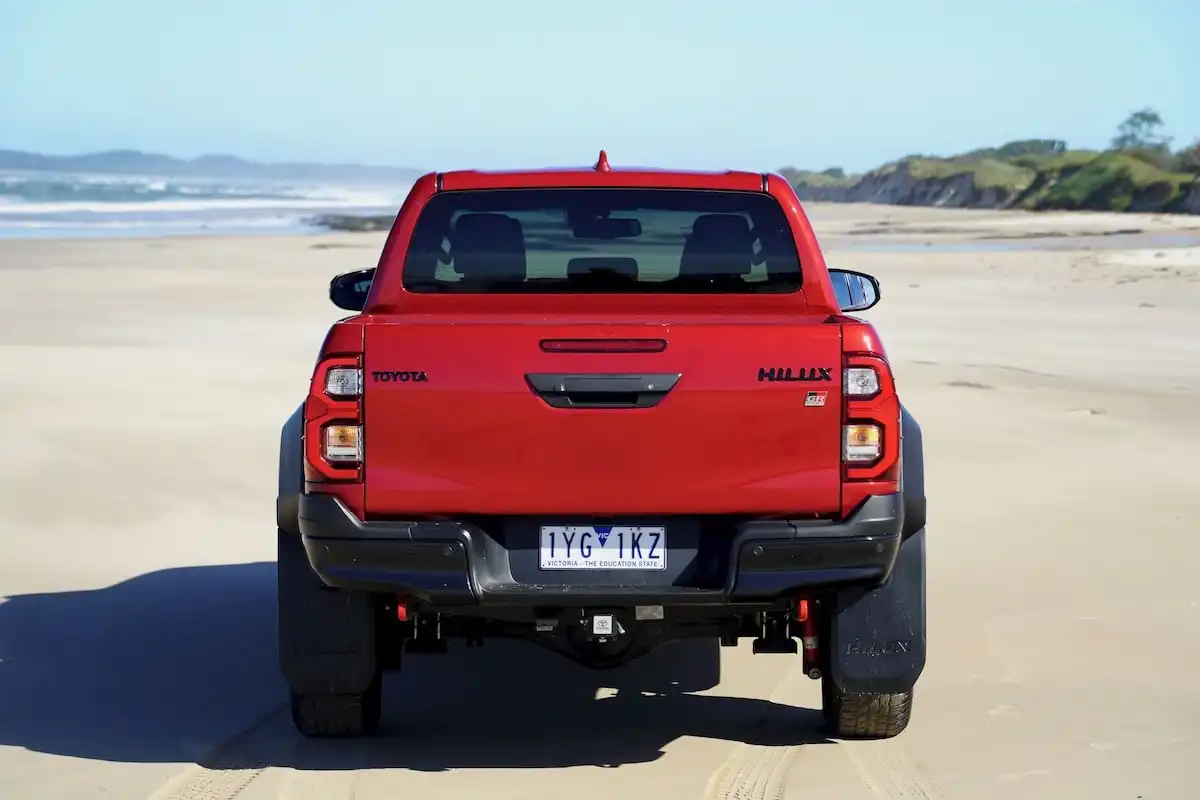 2025 toyota hilux gr sport rear