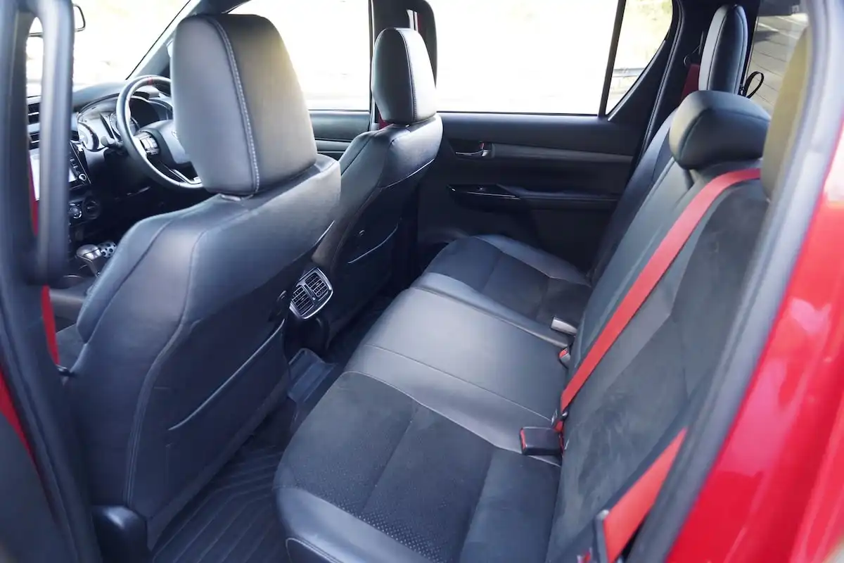 2025 toyota hilux gr sport rear seats