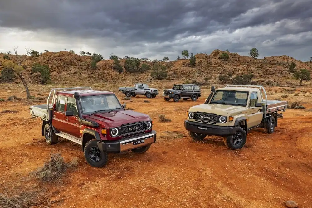 2025 toyota landcruiser 70 series towing