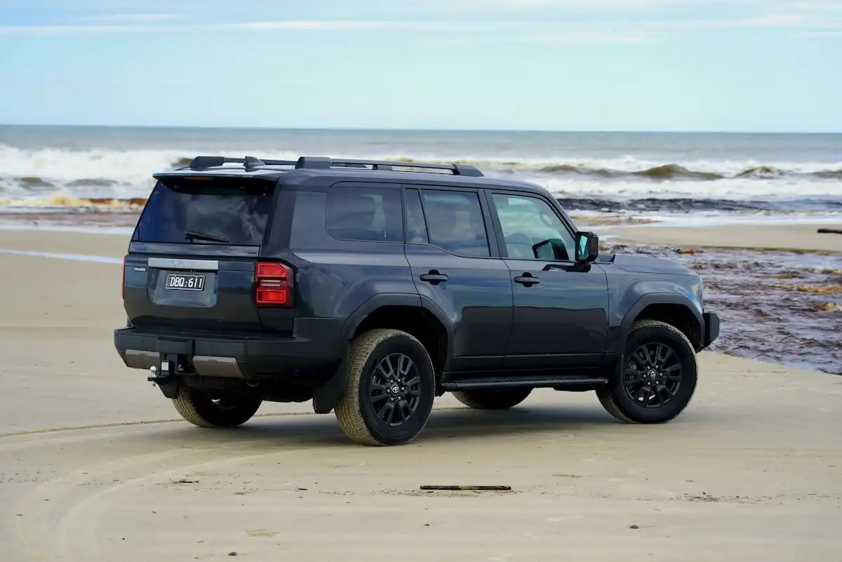 2025 toyota landcruiser prado gxl back view
