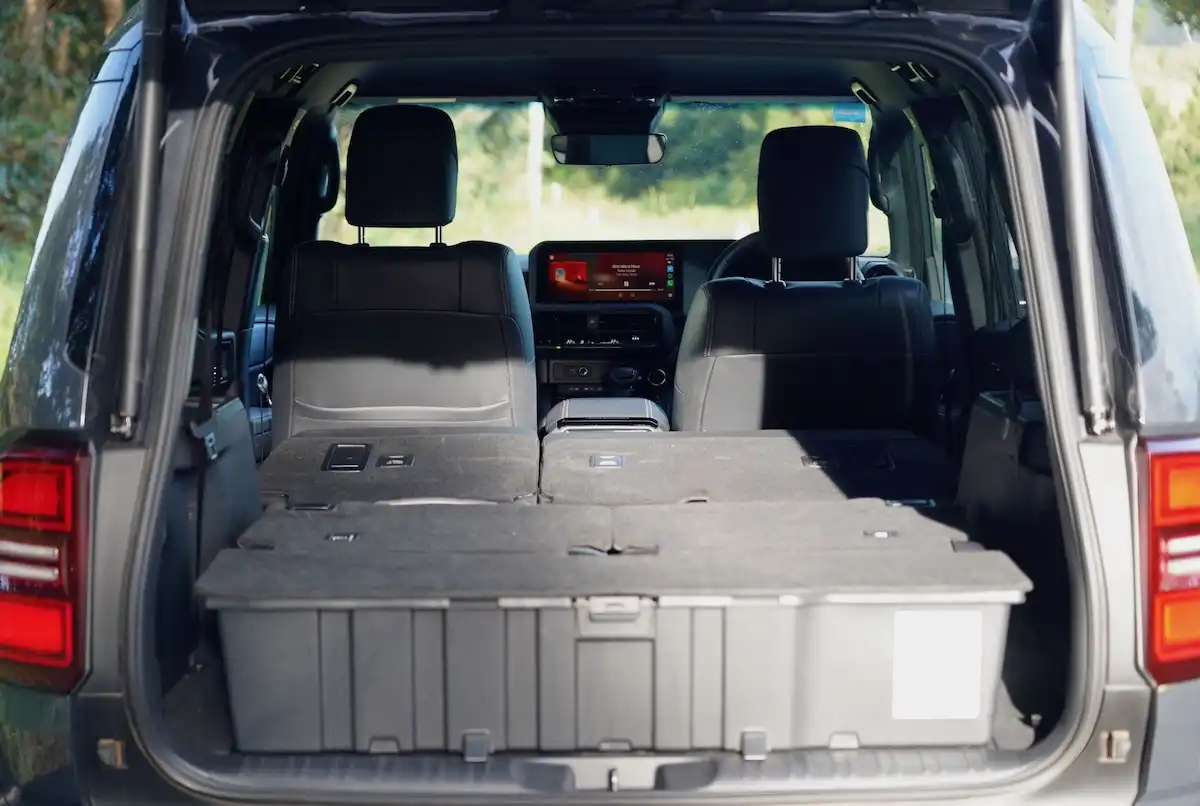 2025 toyota landcruiser prado gxl boot space