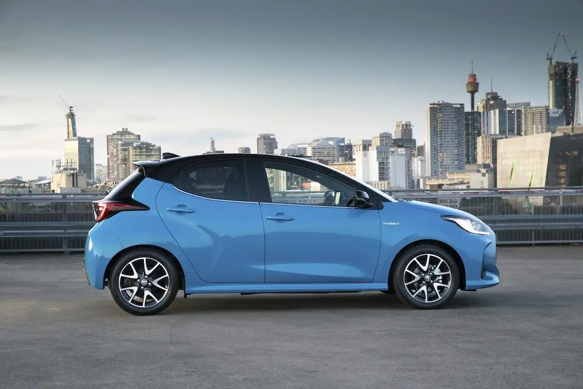2025 toyota yaris hybrid small car