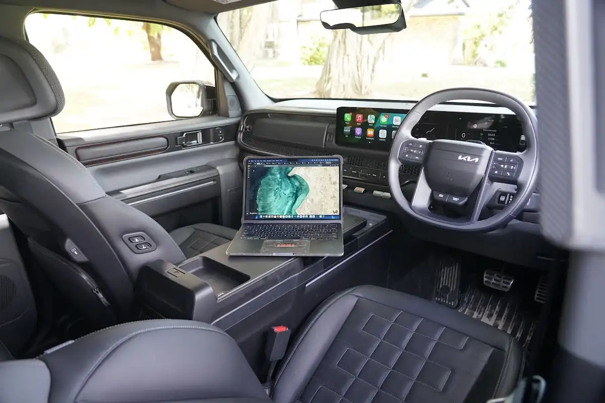 2026 kia tasman x-pro driver seat