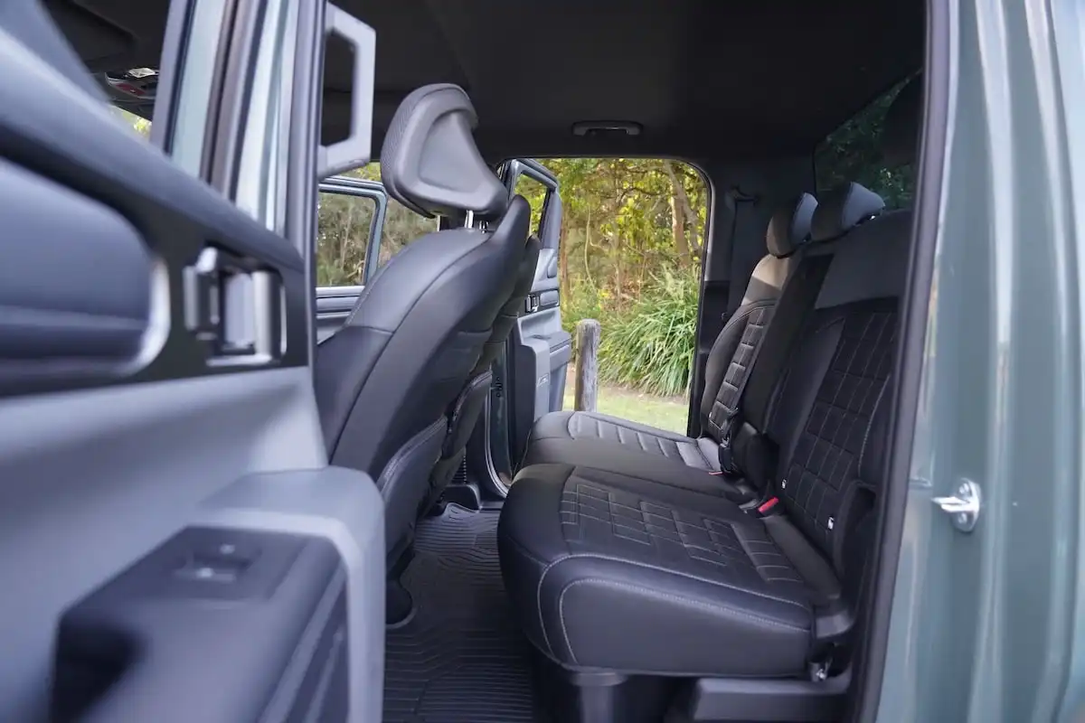 2026 kia tasman x-pro rear seats