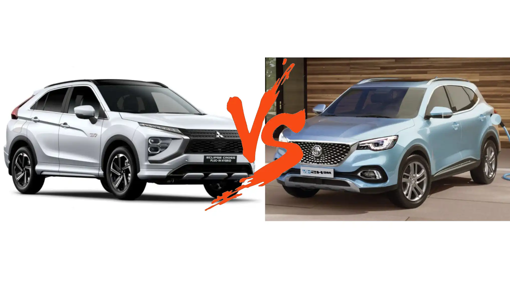 image for Mitsubishi Eclipse Cross PHEV vs MG HS Plus EV Review